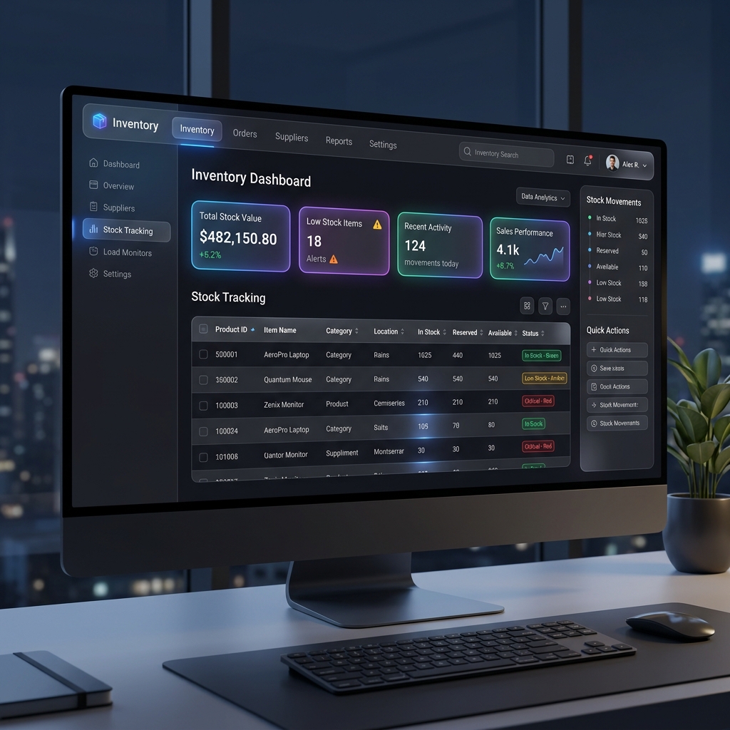 Custom Inventory & ERP Database System